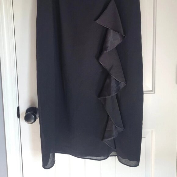 Long Black Skirt Dressy Womens Size 14/16 Dressbarn - Picture 6 of 6